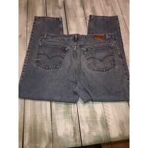 Vtg Levi's 540 Relaxed Fit Blue Jeans Mens Size 40x29 Measured 90’s Brown Tab